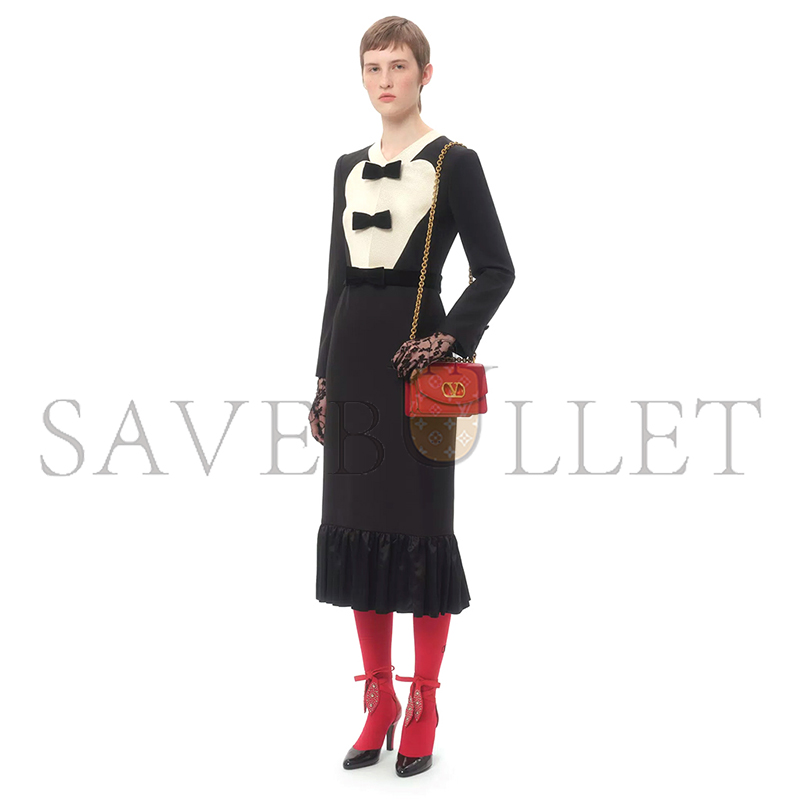 Va1e*ntin0 small Va1e*ntin0 garavani vain shoulder bag in shiny calfskin 6w0b0r17gcb_0ro (19.5*13*7cm)